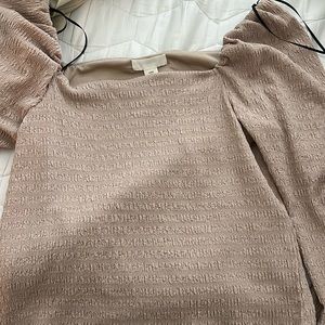 H&M off the shoulder beige blouse